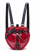 Dark-style Leather Belt Chain Gothic Strap Bow Backpack